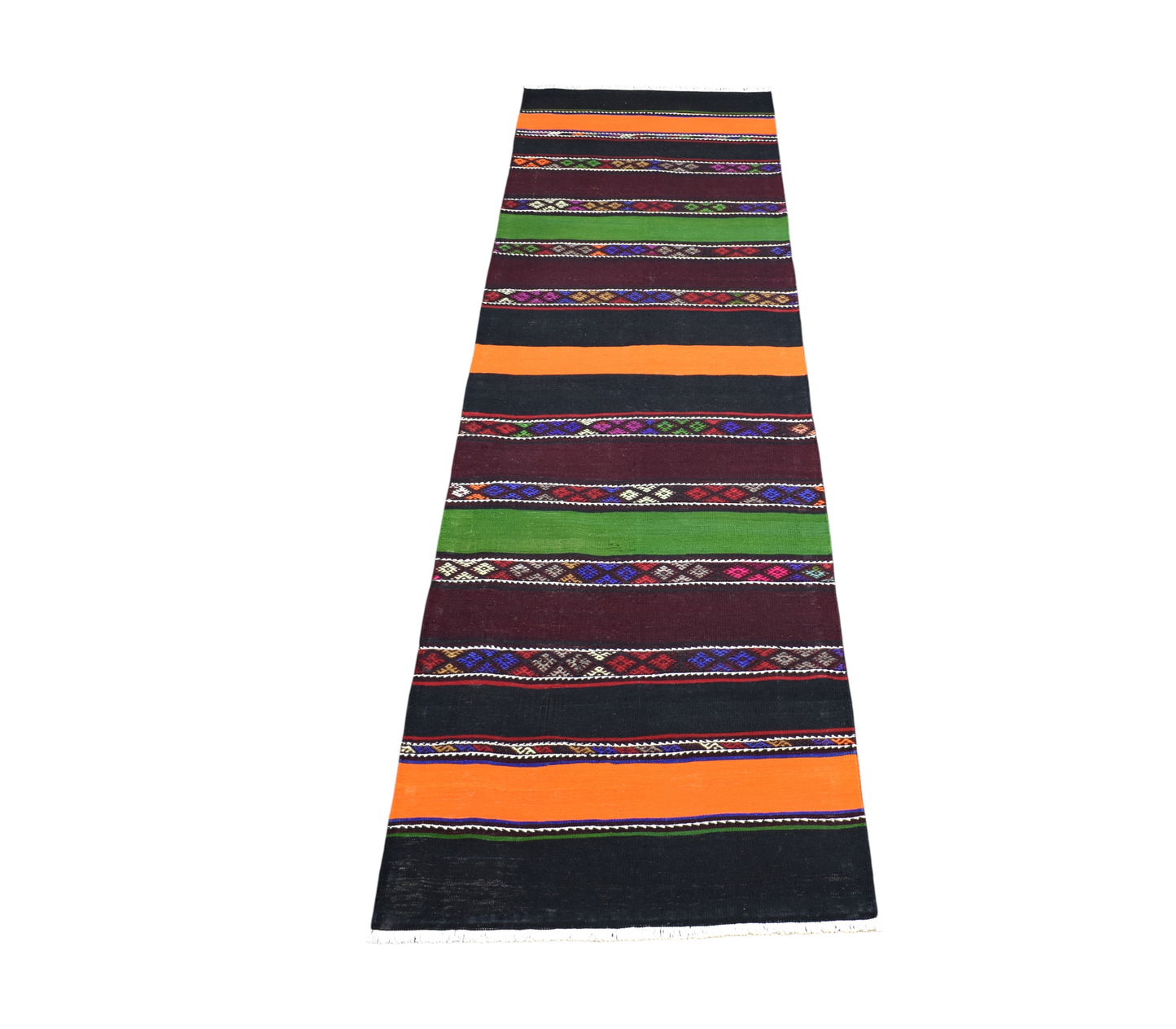 Yeni El Dokuma Şaheser Renkli Hafik Sivas Yolluk Yün Kilim 7133