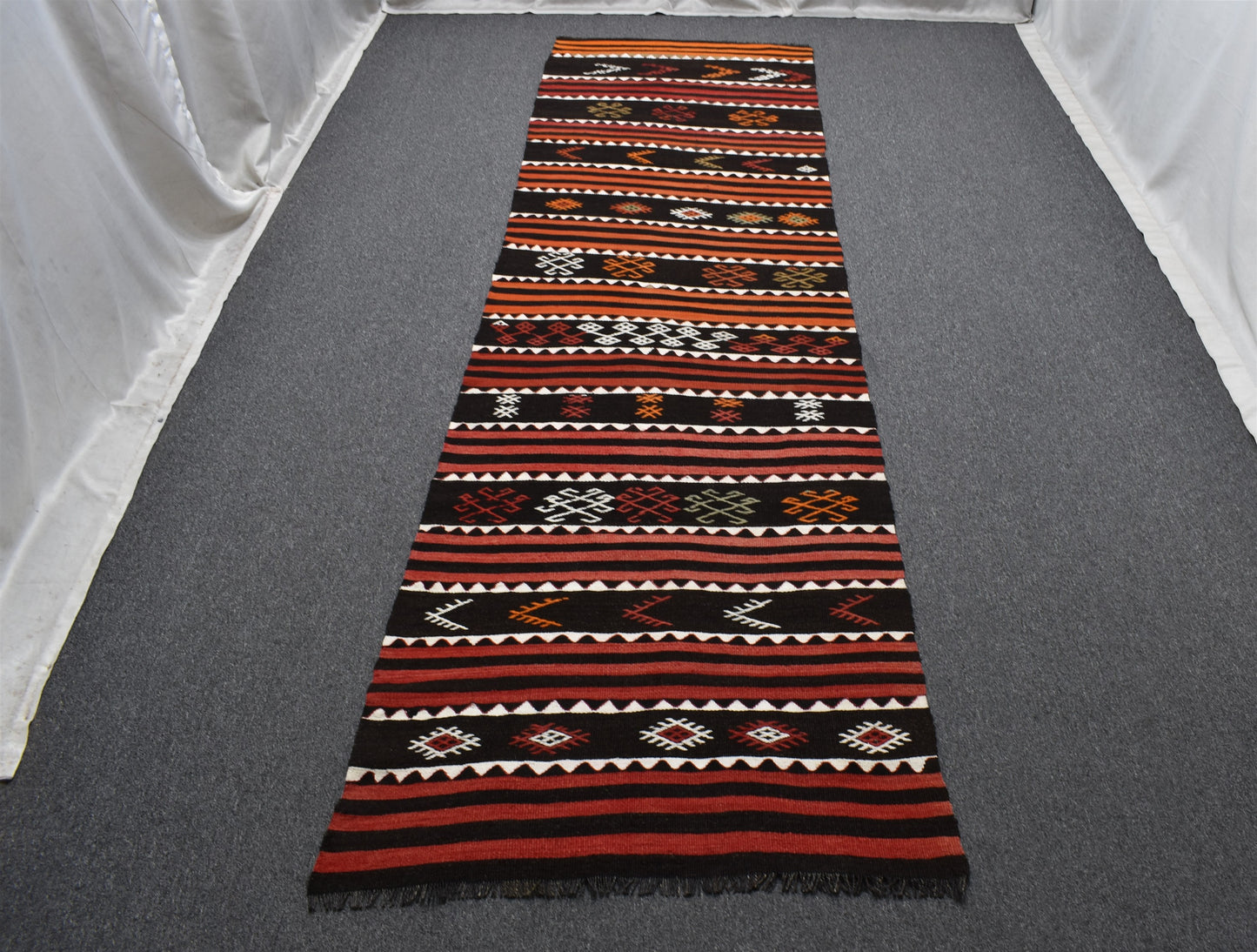 El Dokuma Otantik Ender Karapınar Yörük Yolluk Yün Kilim 7153