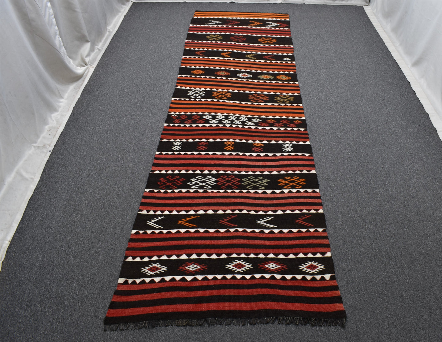 El Dokuma Otantik Ender Karapınar Yörük Yolluk Yün Kilim 7153