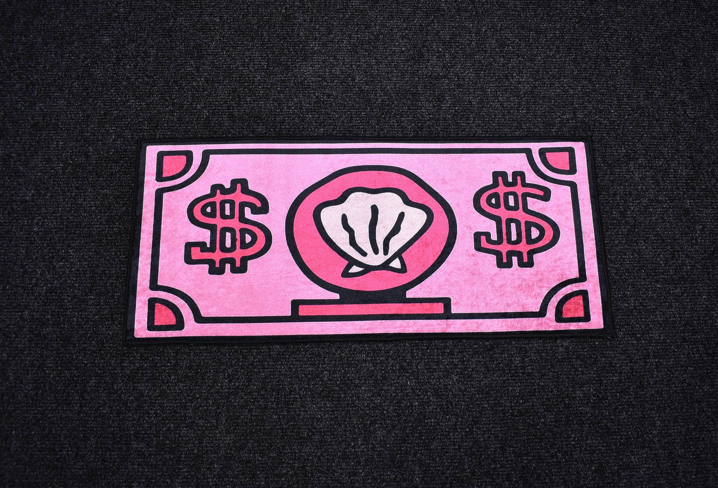 Yeni Lüks Dekoratif Pembe Para Banknotu Tasarım Digital Baskı Makine Halısı 7164