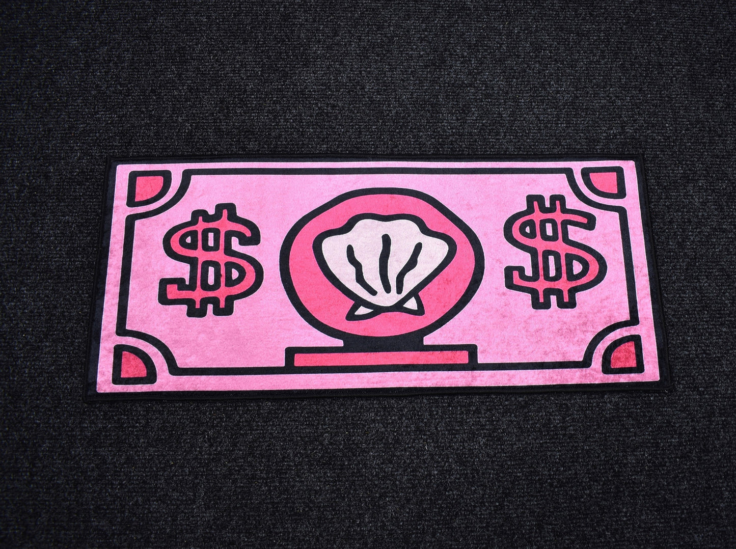 Yeni Lüks Dekoratif Pembe Para Banknotu Tasarım Digital Baskı Makine Halısı 7164