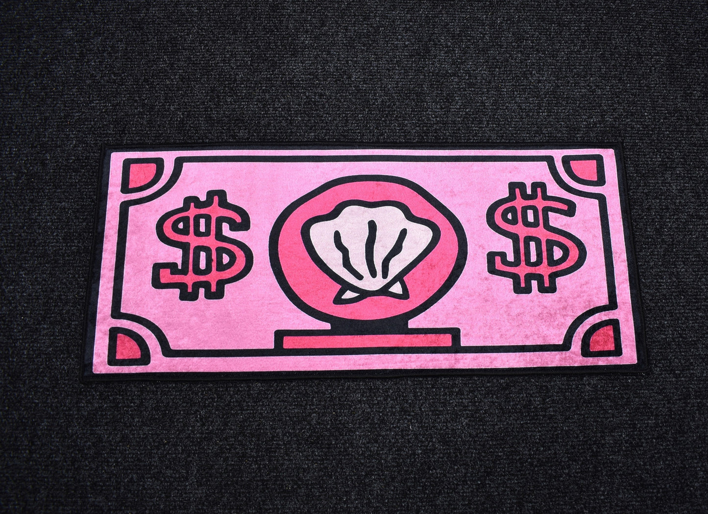 Yeni Lüks Dekoratif Pembe Para Banknotu Tasarım Digital Baskı Makine Halısı 7164