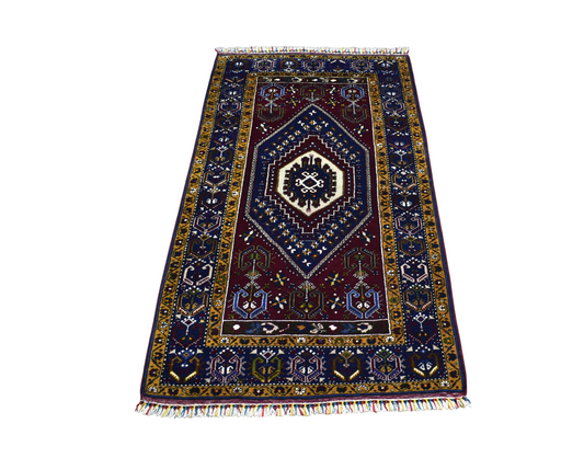 Yeni El Dokuması Eşsiz Tek Göbek Yahyalı Yün Halı 7169