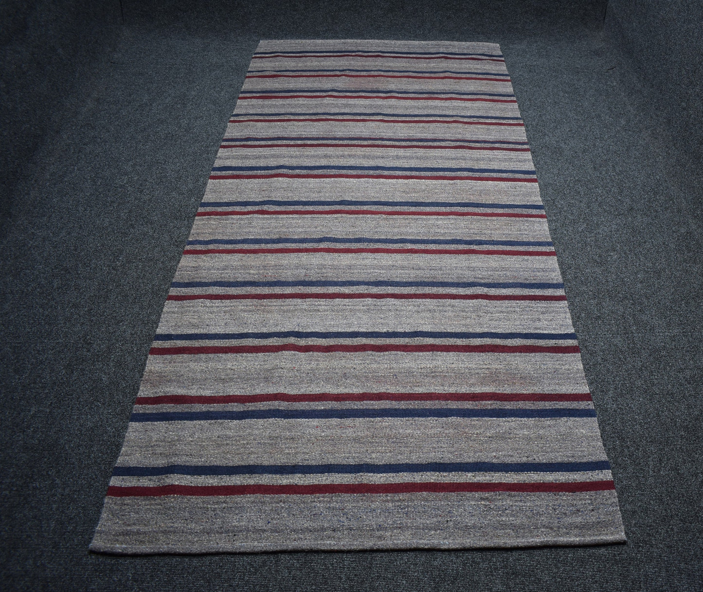 Yeni El Dokuma Çubuklu Yağcıbedir Balıkesir Yün Kilim 7194