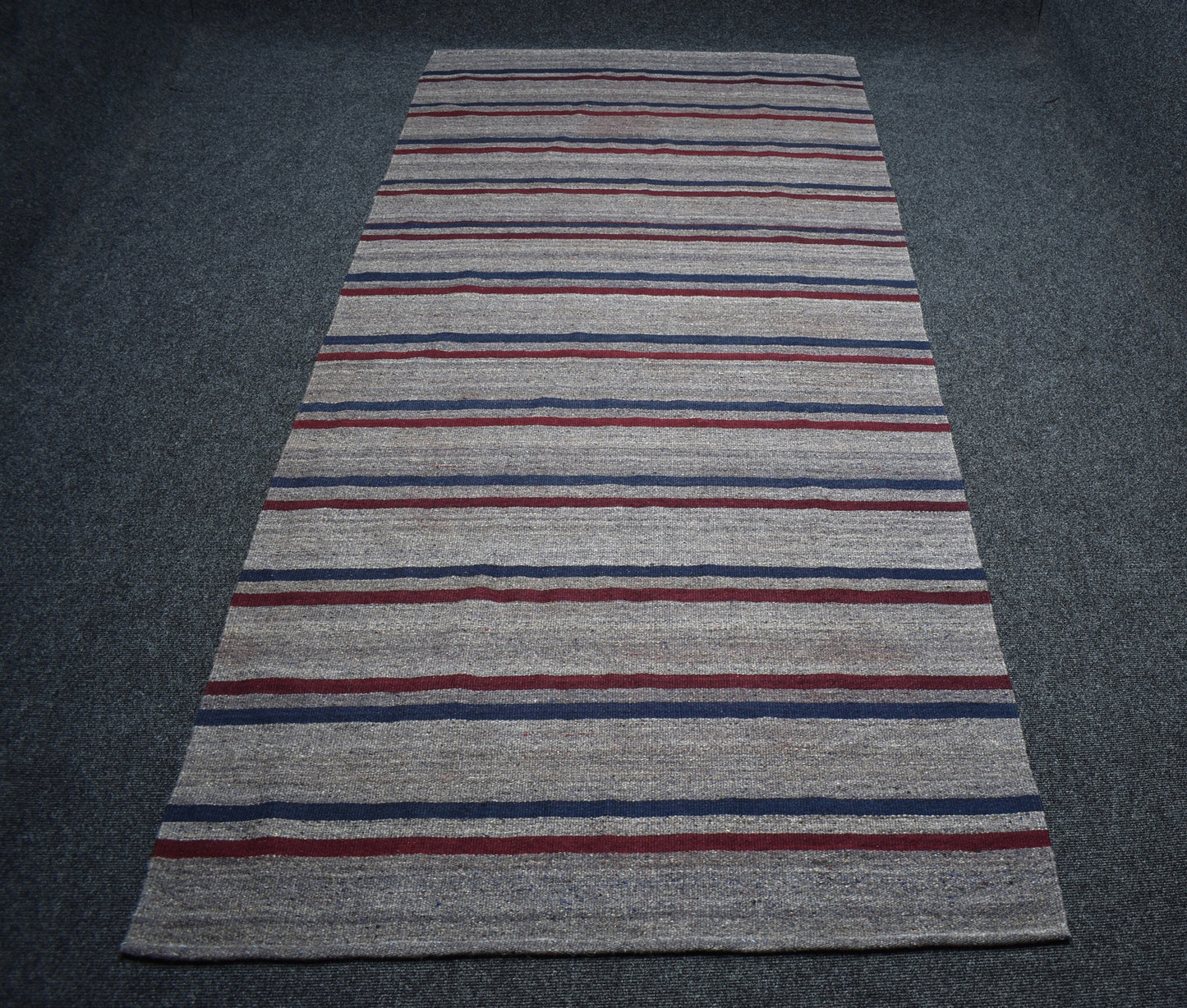 Yeni El Dokuma Çubuklu Yağcıbedir Balıkesir Yün Kilim 7194