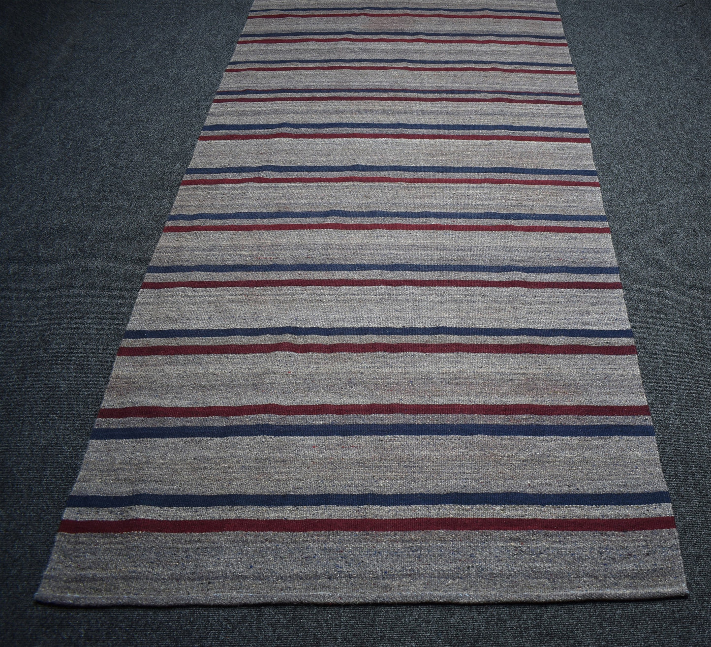 Yeni El Dokuma Çubuklu Yağcıbedir Balıkesir Yün Kilim 7194