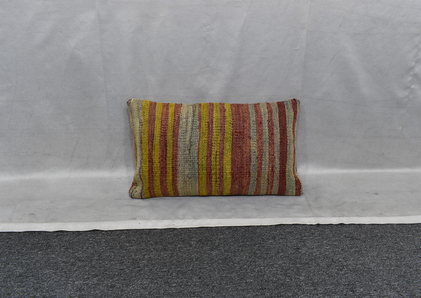 Yeni El Dokuma Dekoratif Lumbar Kilim Kırlent Yastık Kılıfı 7202