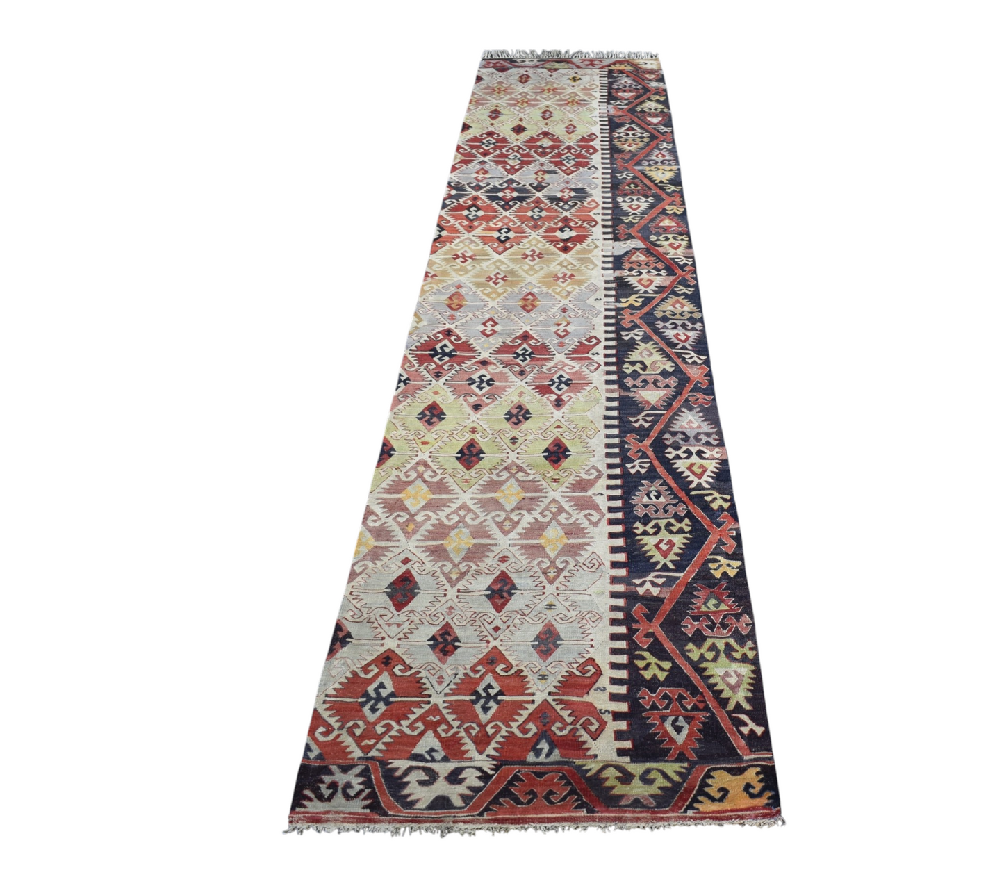 Antika El Dokuma Seçkin Sivrihisar Yolluk Yün Kilim 7217