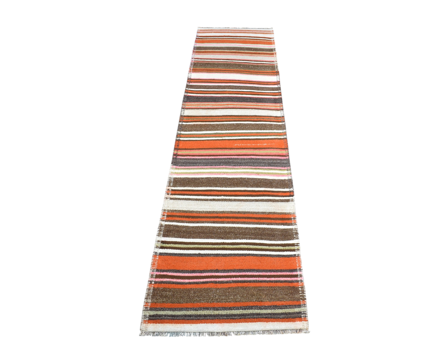 Yeni El Dokuma Nadir Otantik Kağızman Yün Yolluk Kilim 7225