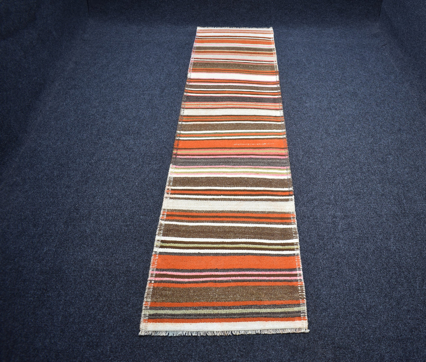 Yeni El Dokuma Nadir Otantik Kağızman Yün Yolluk Kilim 7225