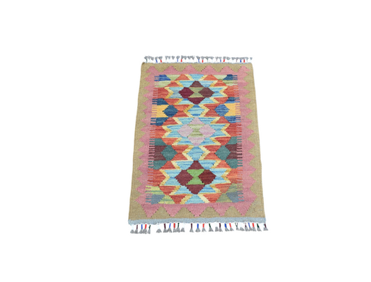 Yeni El Dokuma Ender Cerit Yörükleri Meşhed İran Yün Kilim 7229