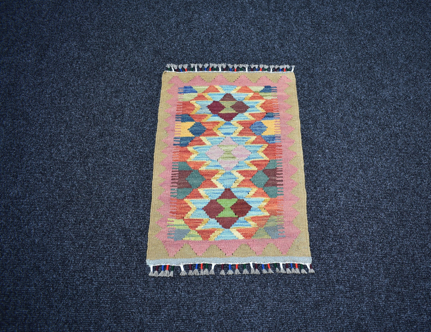 Yeni El Dokuma Ender Cerit Yörükleri Meşhed İran Yün Kilim 7229