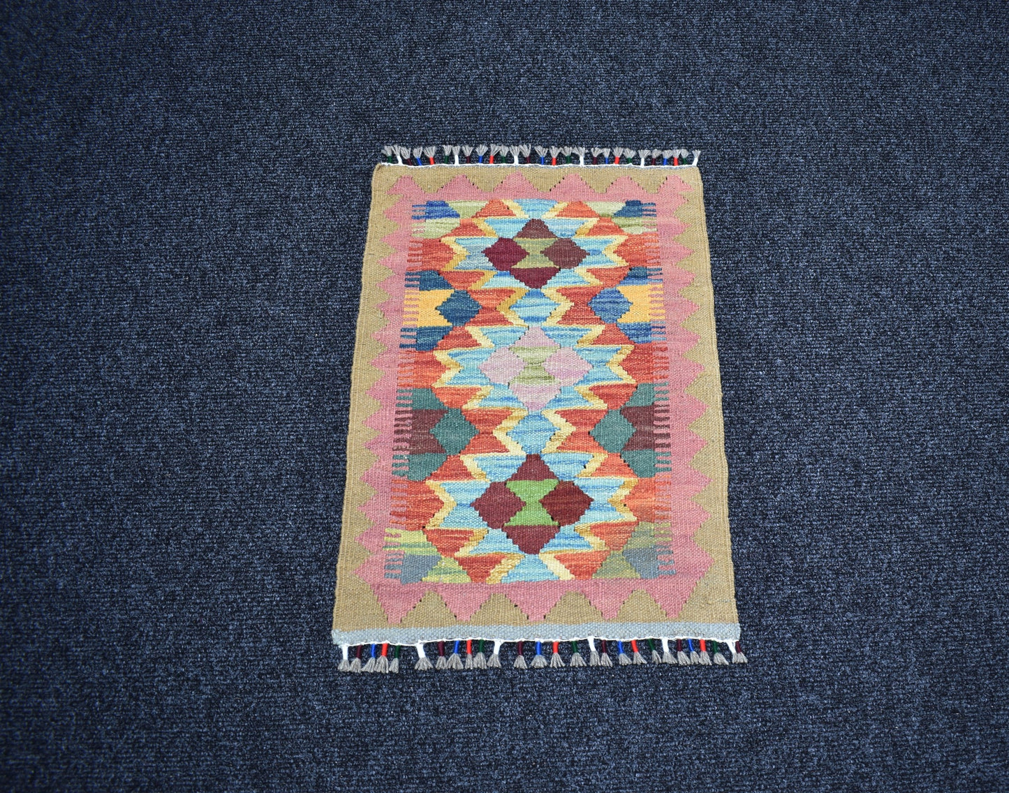 Yeni El Dokuma Ender Cerit Yörükleri Meşhed İran Yün Kilim 7229