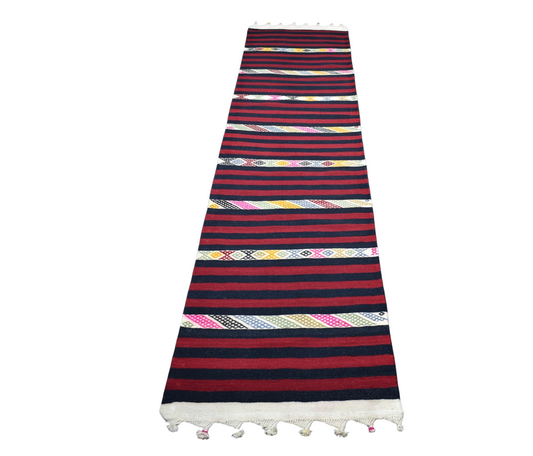 El Dokuması Başyapıt Malatya Yolluk Yün Kilim 7237