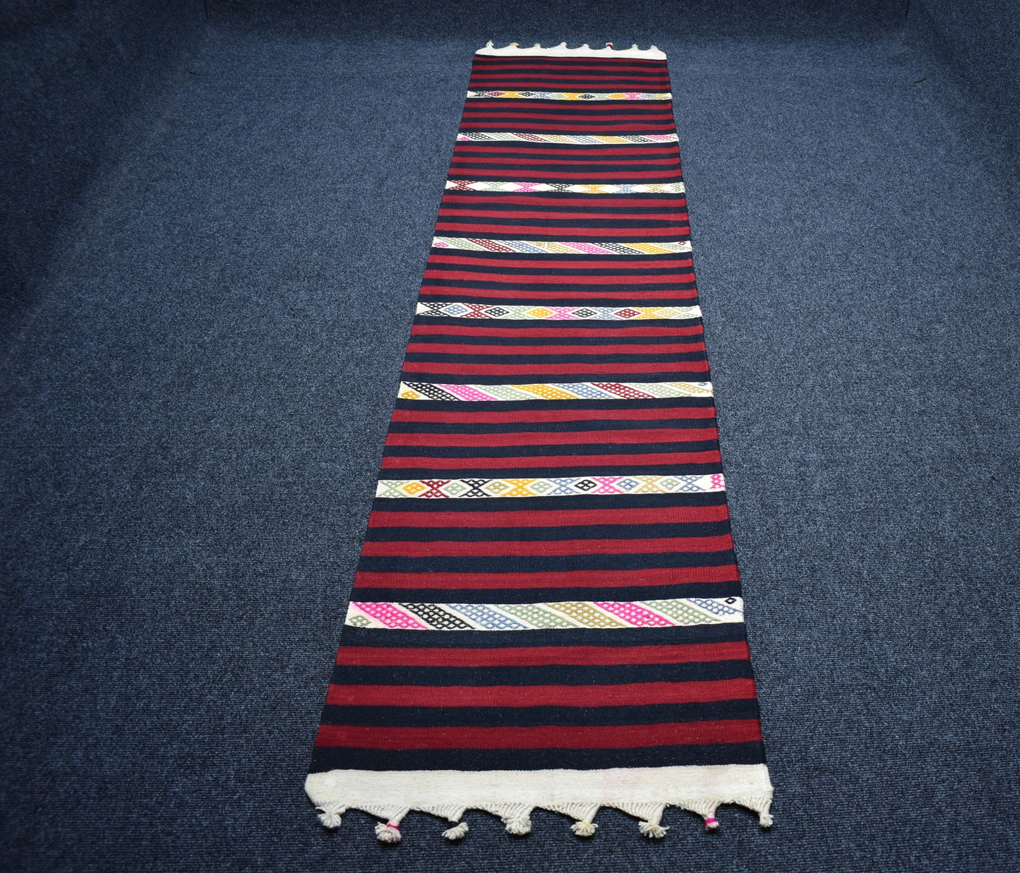 El Dokuması Başyapıt Malatya Yolluk Yün Kilim 7237