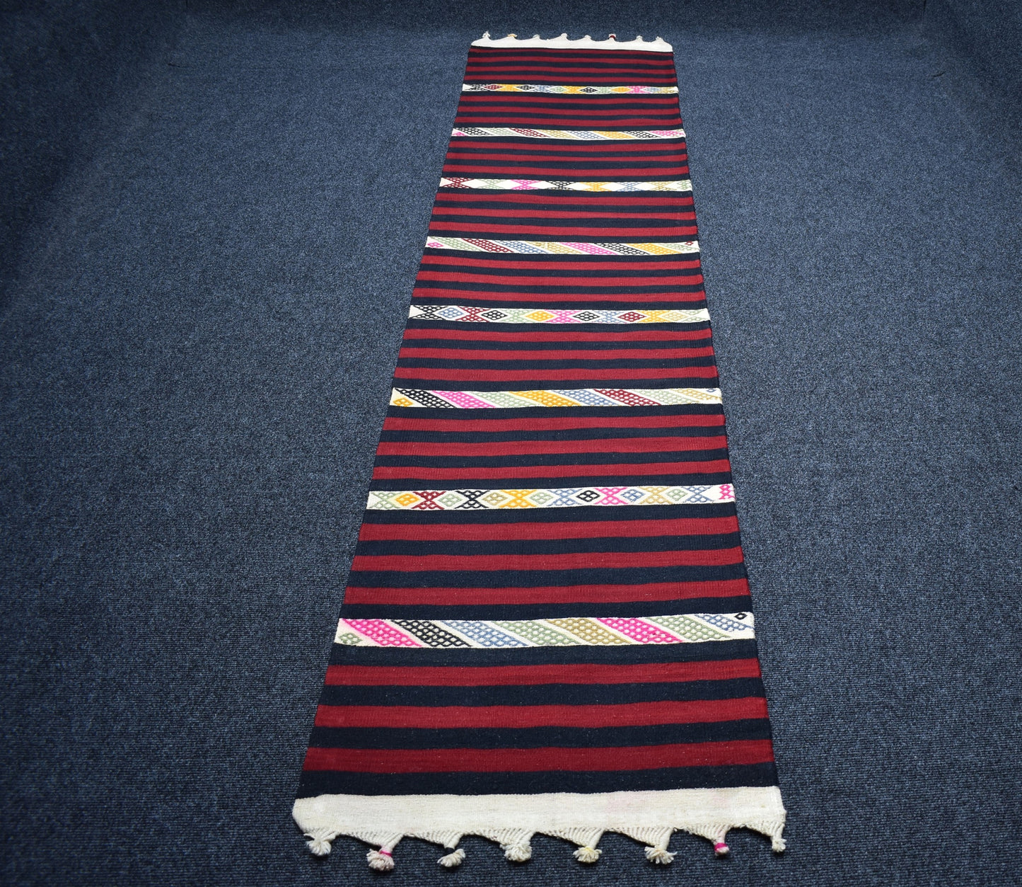 El Dokuması Başyapıt Malatya Yolluk Yün Kilim 7237