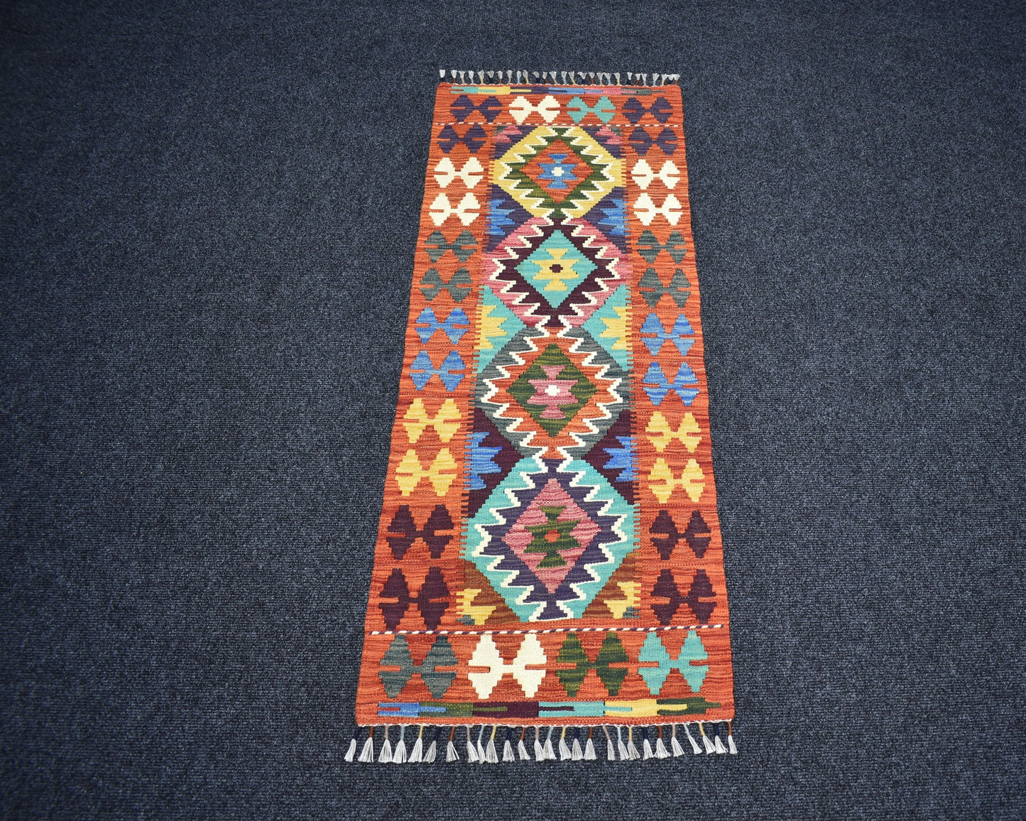 Yeni El Dokuma Nadir Cerit Yörükleri Meşhed İran Mini Yolluk Yün Kilim 7238