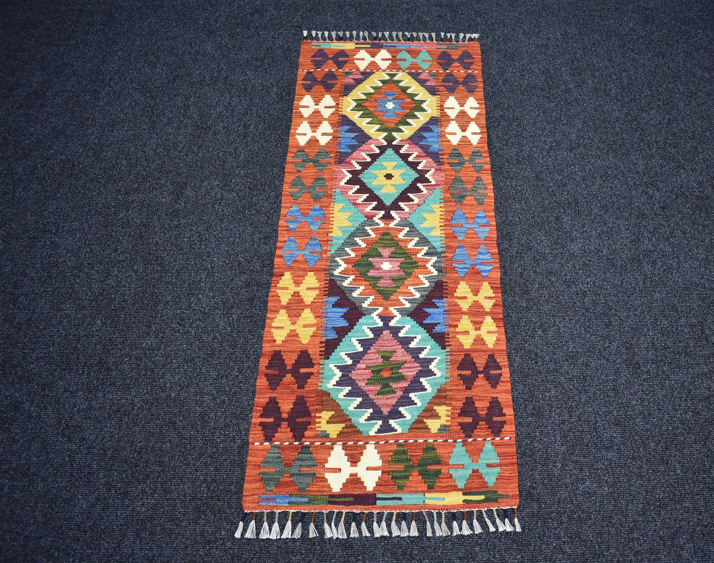 Yeni El Dokuma Nadir Cerit Yörükleri Meşhed İran Mini Yolluk Yün Kilim 7238