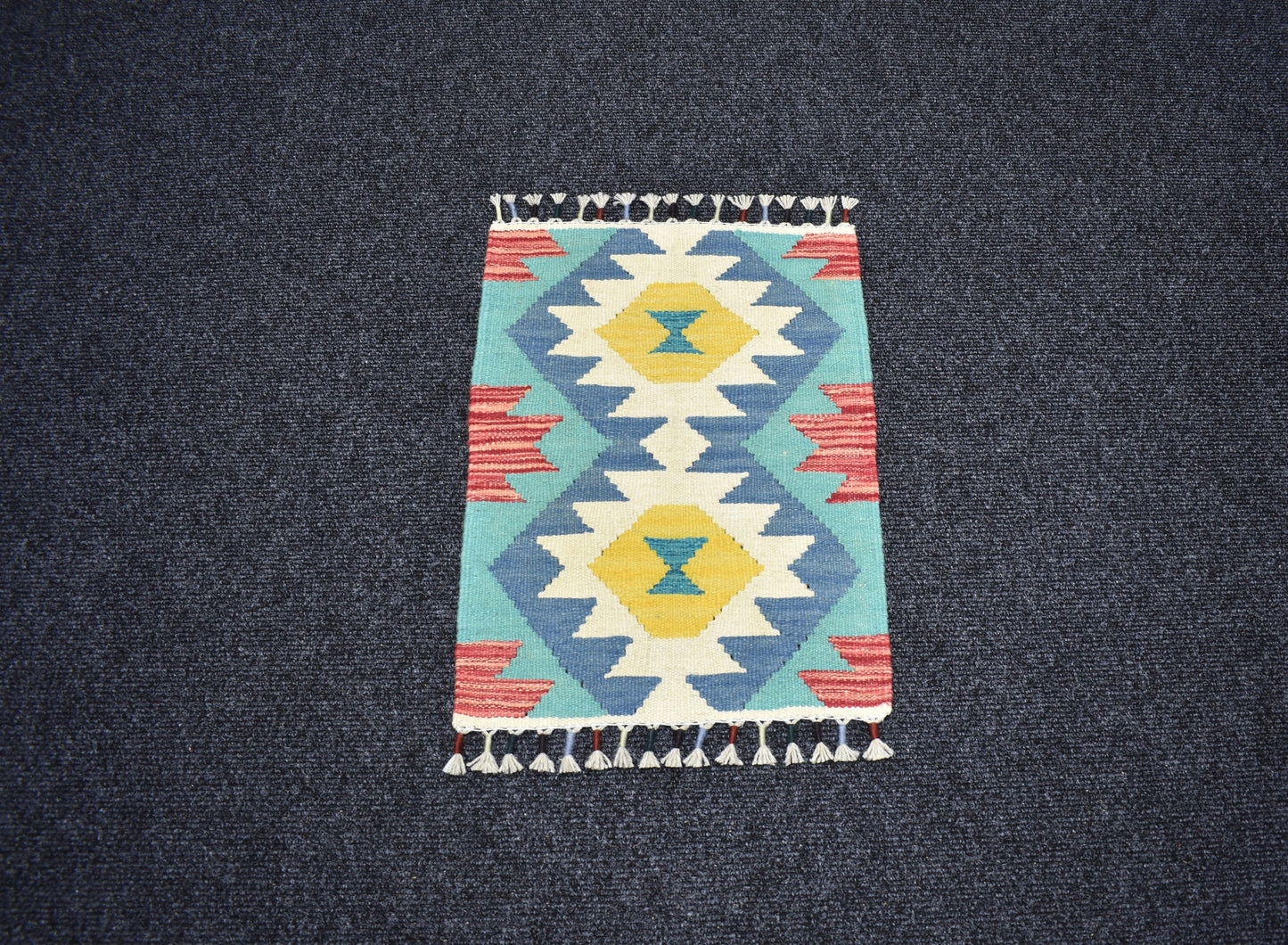 Yeni El Dokuma Ender Cerit Yörükleri Meşhed İran Yün Kilim 7239
