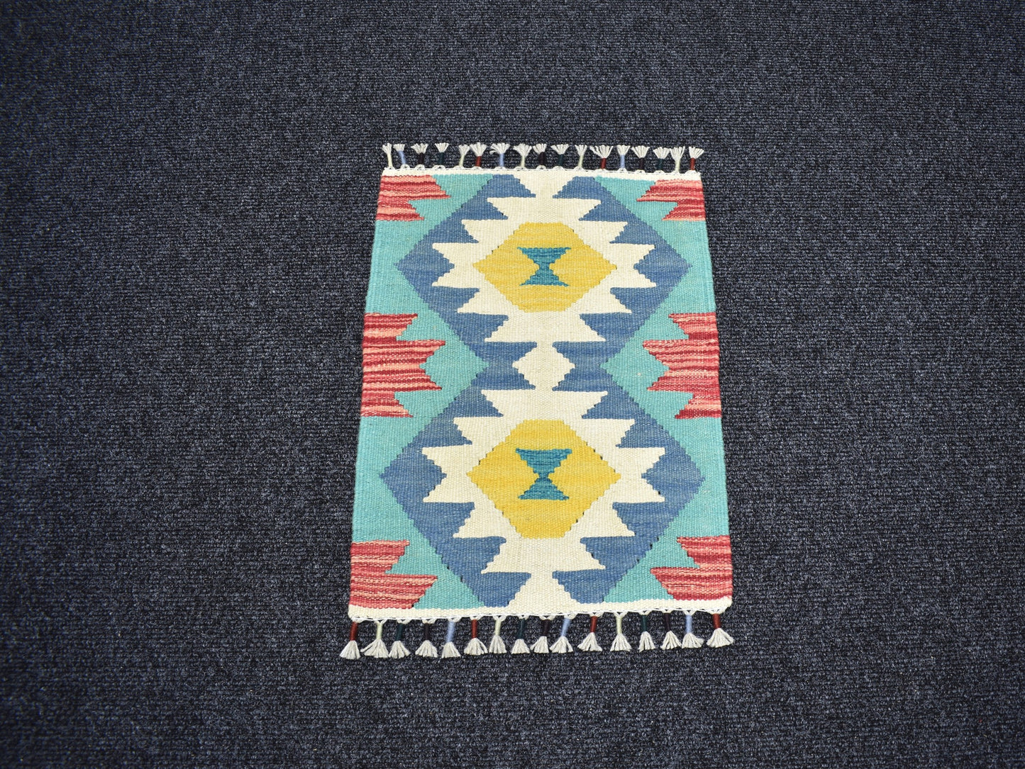 Yeni El Dokuma Ender Cerit Yörükleri Meşhed İran Yün Kilim 7239