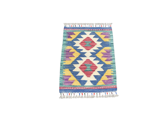 Yeni El Dokuma Benzersiz Cerit Yörükleri Meşhed İran Yün Kilim 7240