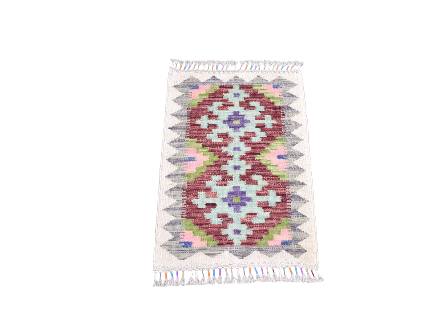Yeni El Dokuma Şaheser Cerit Yörükleri Meşhed İran Yün Kilim 7243