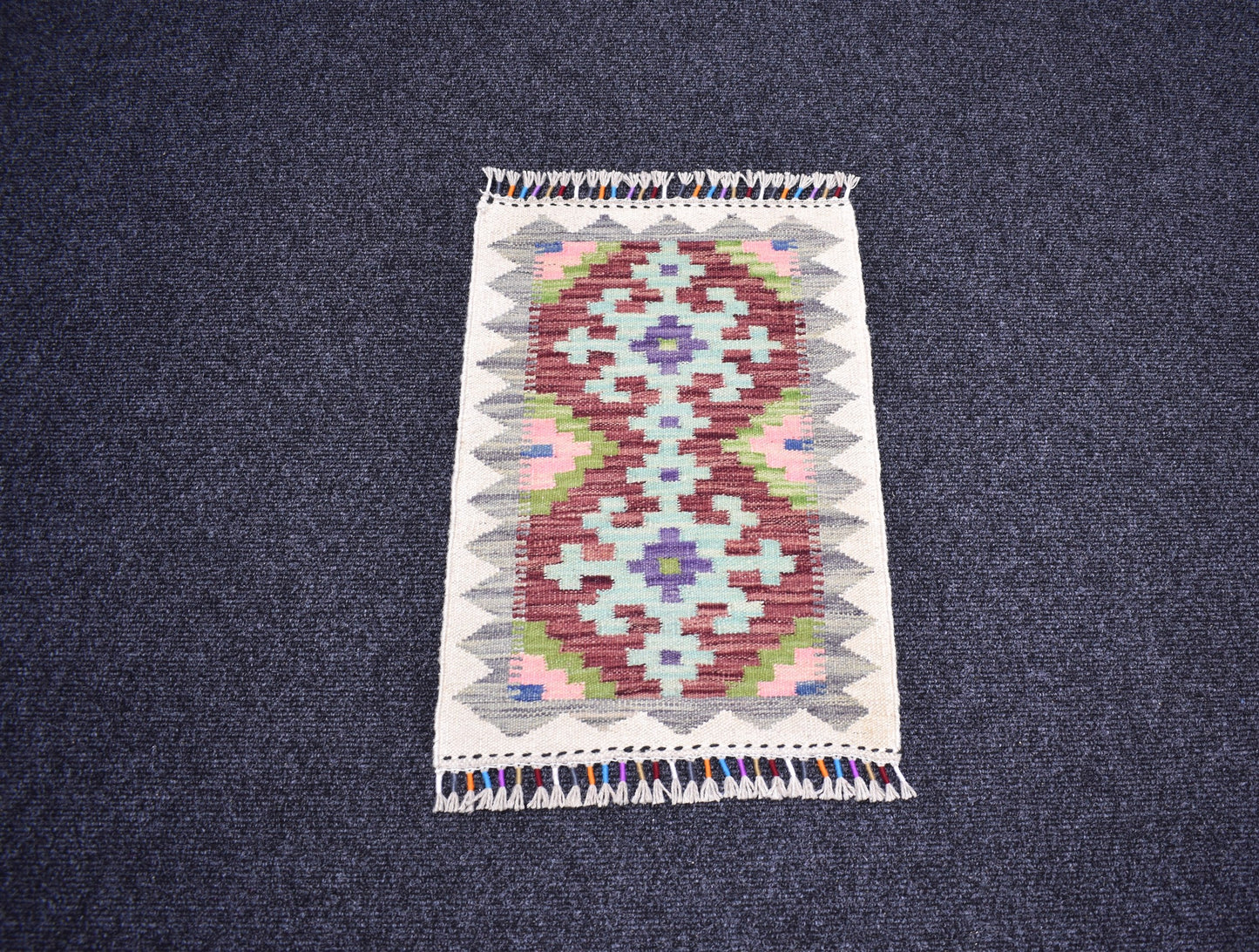Yeni El Dokuma Şaheser Cerit Yörükleri Meşhed İran Yün Kilim 7243