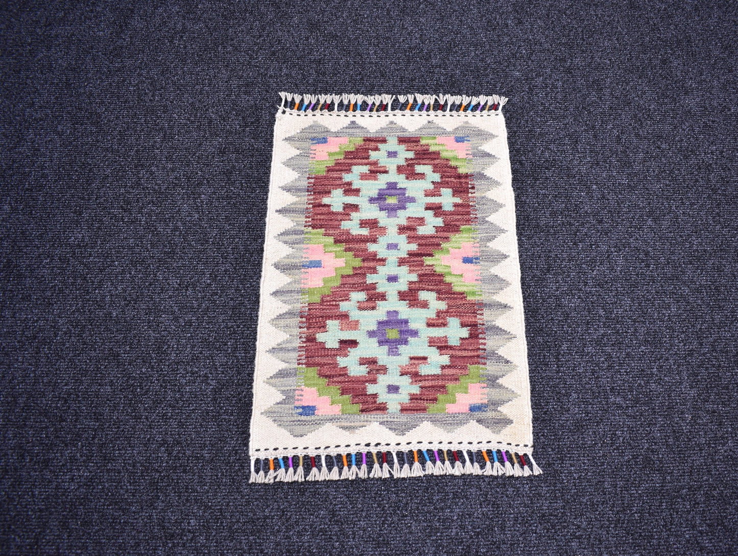 Yeni El Dokuma Şaheser Cerit Yörükleri Meşhed İran Yün Kilim 7243