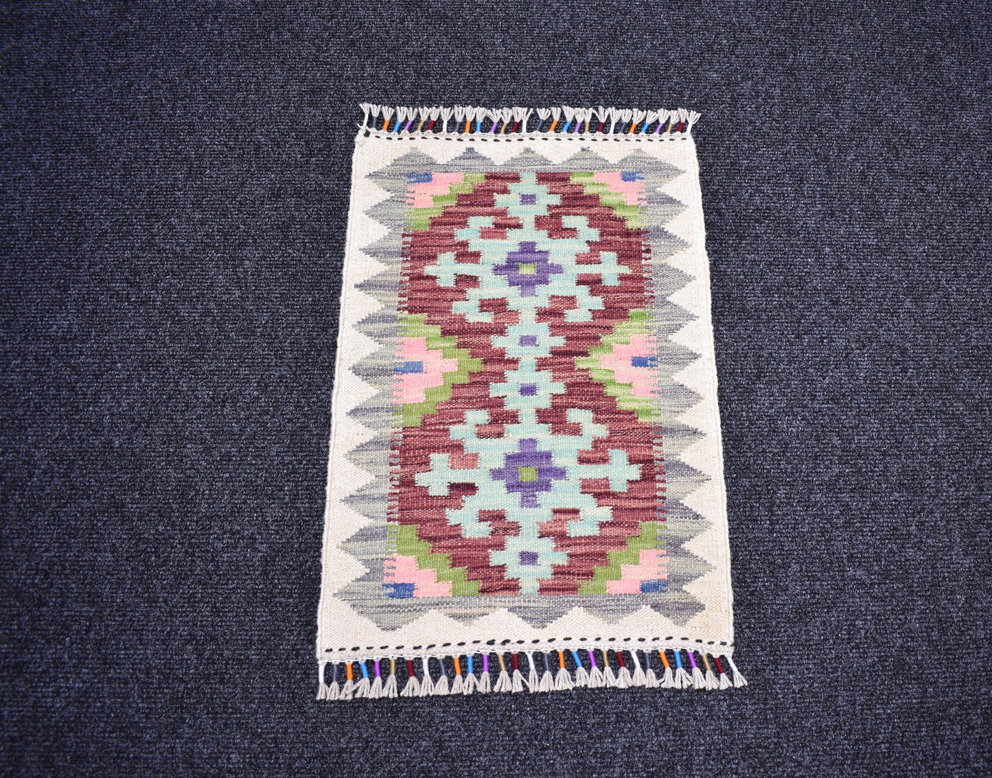 Yeni El Dokuma Şaheser Cerit Yörükleri Meşhed İran Yün Kilim 7243