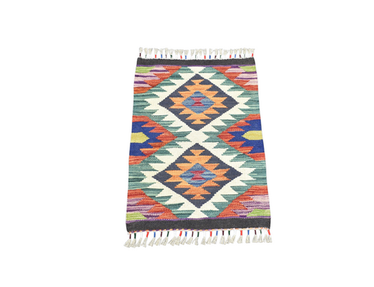 Yeni El Dokuma Nadir Meşhed Cerit Yörükleri İran Yün Kilim 7244