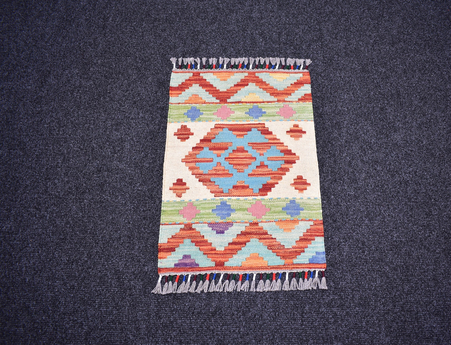Yeni El Dokuma Emsalsiz Meşhed Cerit Yörükleri İran Yün Kilim 7245