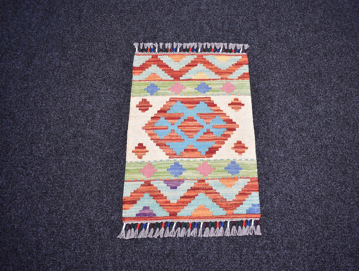 Yeni El Dokuma Emsalsiz Meşhed Cerit Yörükleri İran Yün Kilim 7245