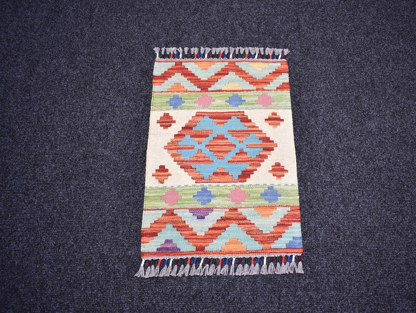 Yeni El Dokuma Emsalsiz Meşhed Cerit Yörükleri İran Yün Kilim 7245