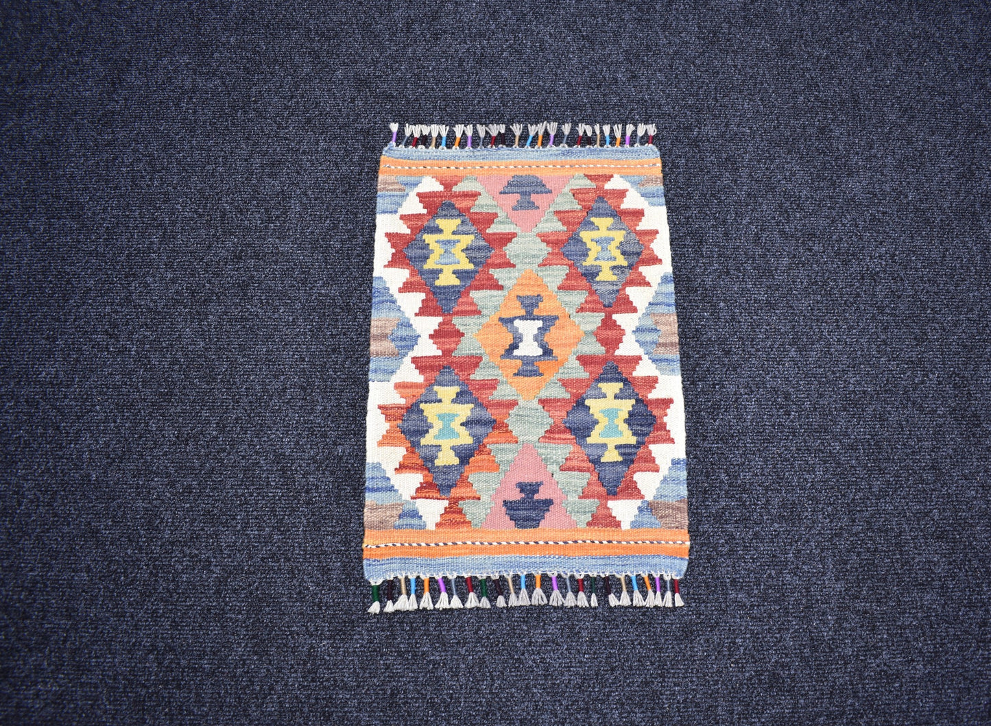 Yeni El Dokuma Otantik Meşhed Cerit Yörükleri İran Yün Kilim 7246