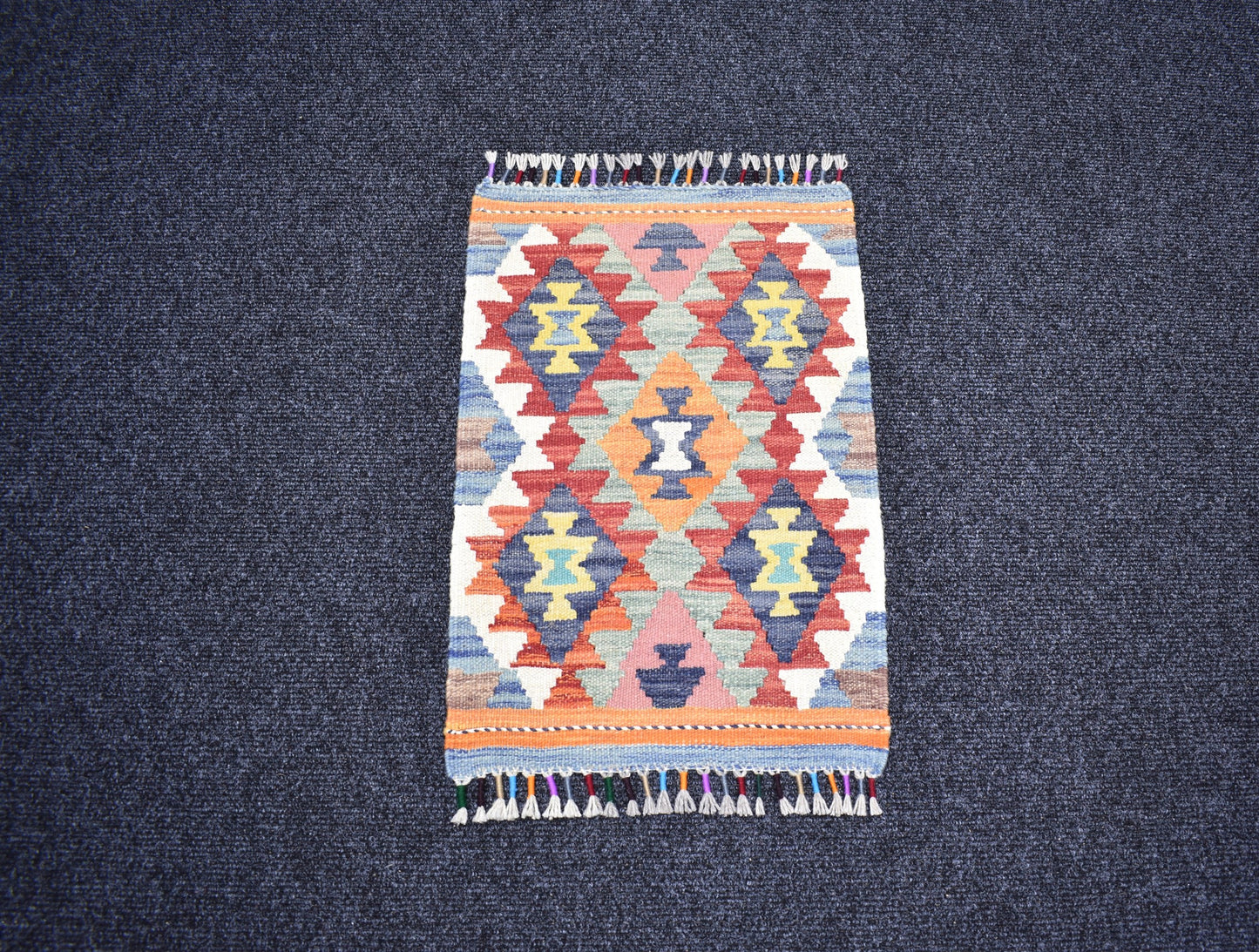 Yeni El Dokuma Otantik Meşhed Cerit Yörükleri İran Yün Kilim 7246