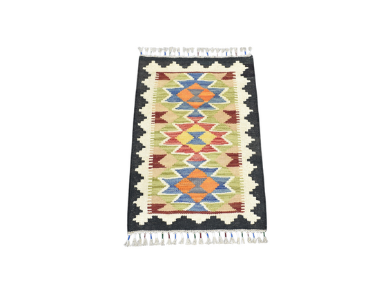 Yeni El Dokuma Seçkin Meşhed Cerit Yörükleri İran Yün Kilim 7247