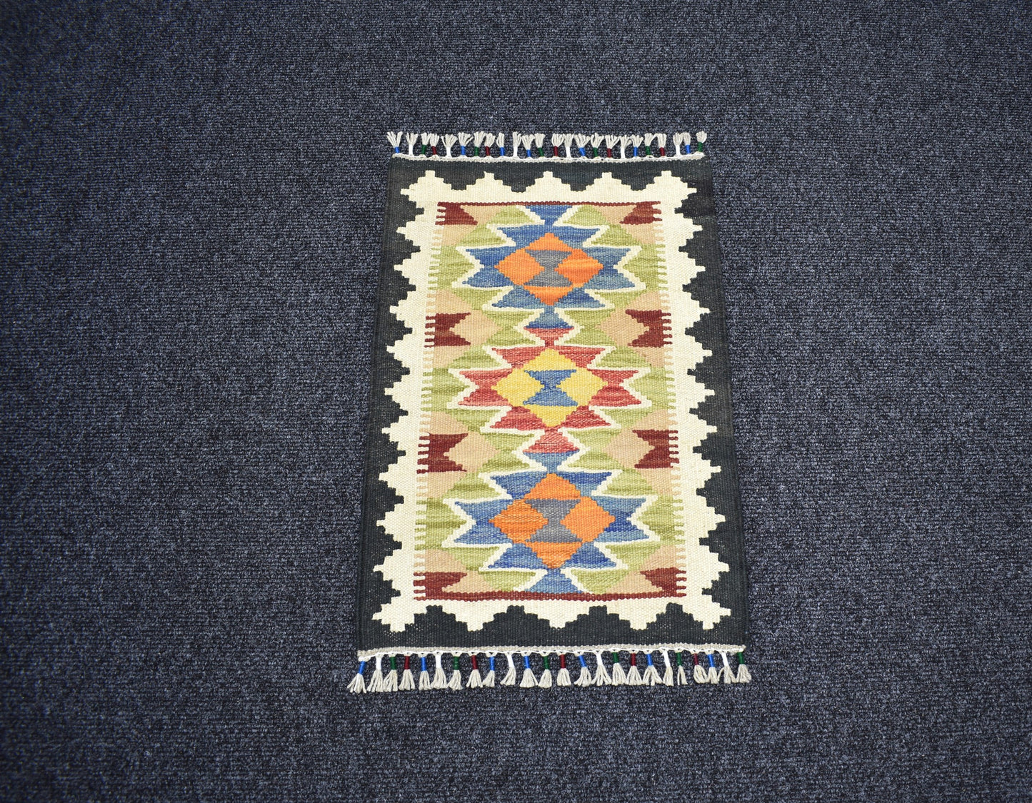 Yeni El Dokuma Seçkin Meşhed Cerit Yörükleri İran Yün Kilim 7247