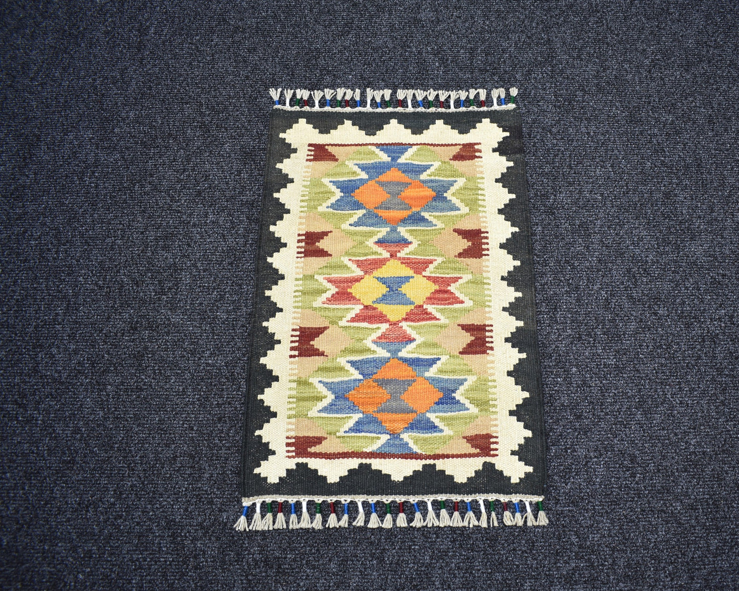 Yeni El Dokuma Seçkin Meşhed Cerit Yörükleri İran Yün Kilim 7247