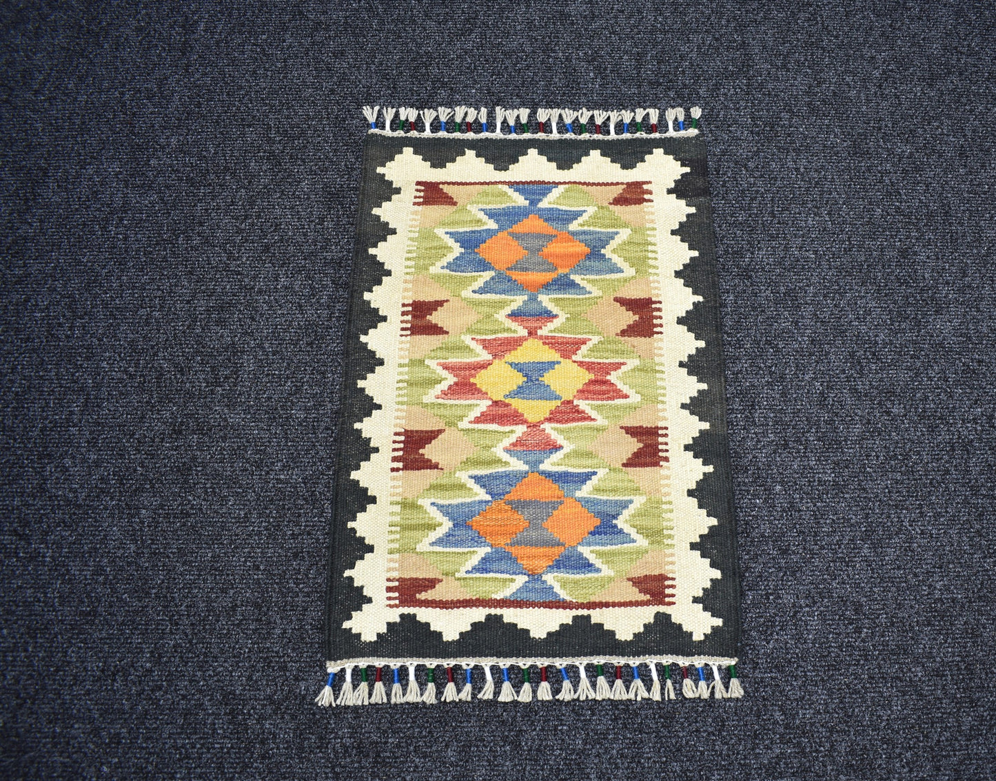 Yeni El Dokuma Seçkin Meşhed Cerit Yörükleri İran Yün Kilim 7247