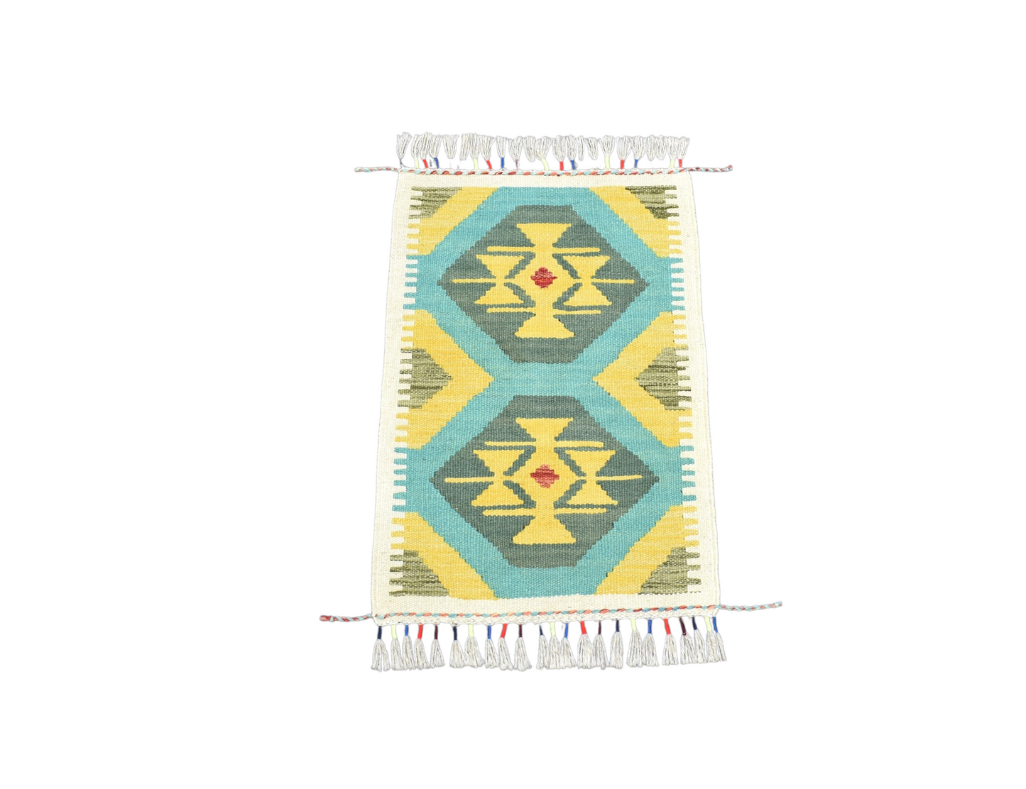 Yeni El Dokuma Enfes Meşhed Cerit Yörükleri İran Yün Kilim 7248