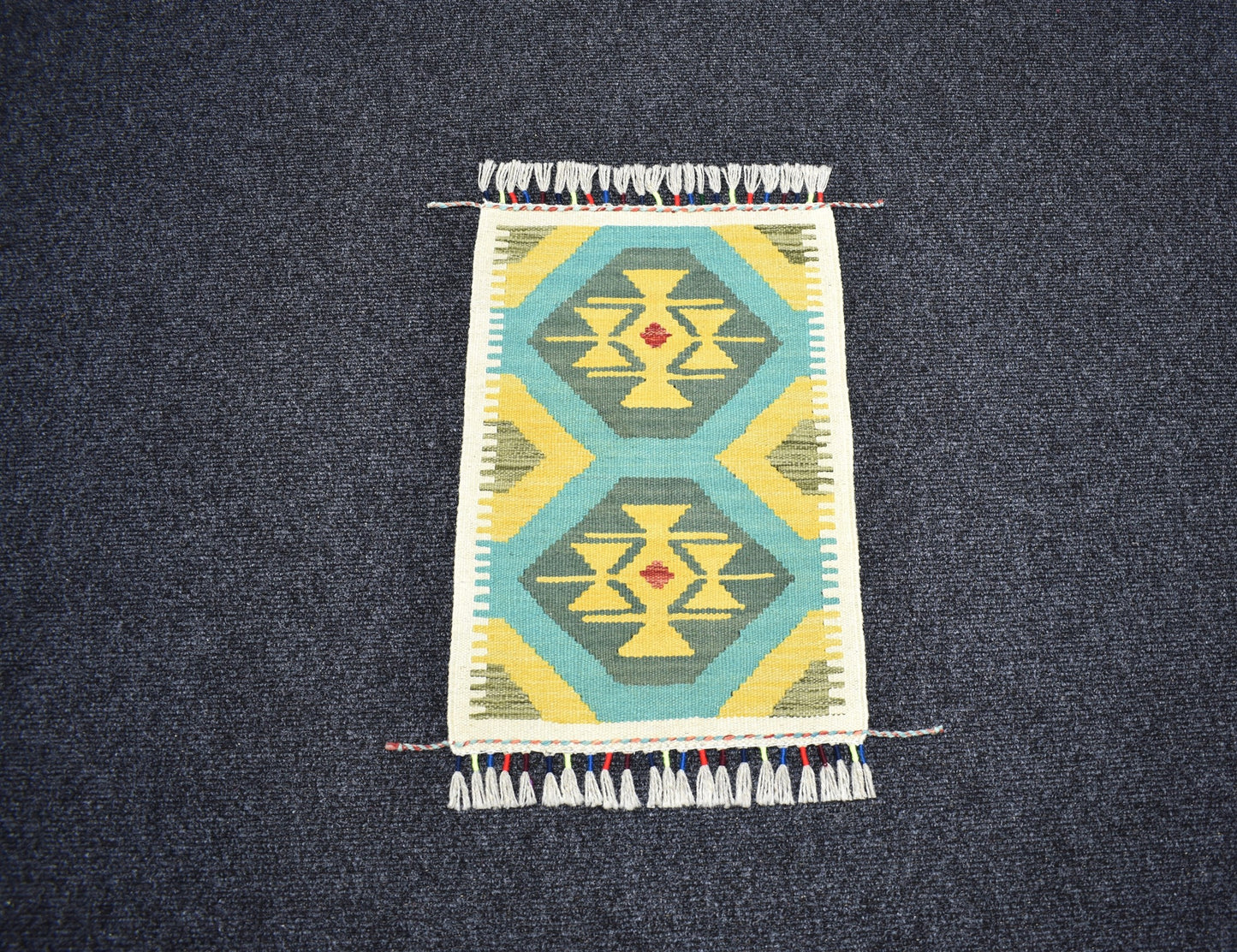 Yeni El Dokuma Enfes Meşhed Cerit Yörükleri İran Yün Kilim 7248