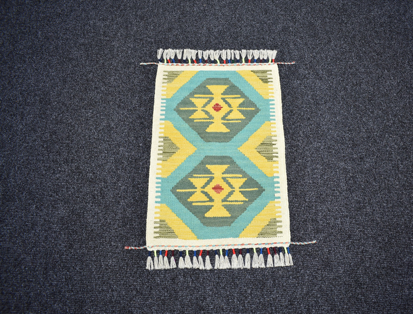 Yeni El Dokuma Enfes Meşhed Cerit Yörükleri İran Yün Kilim 7248