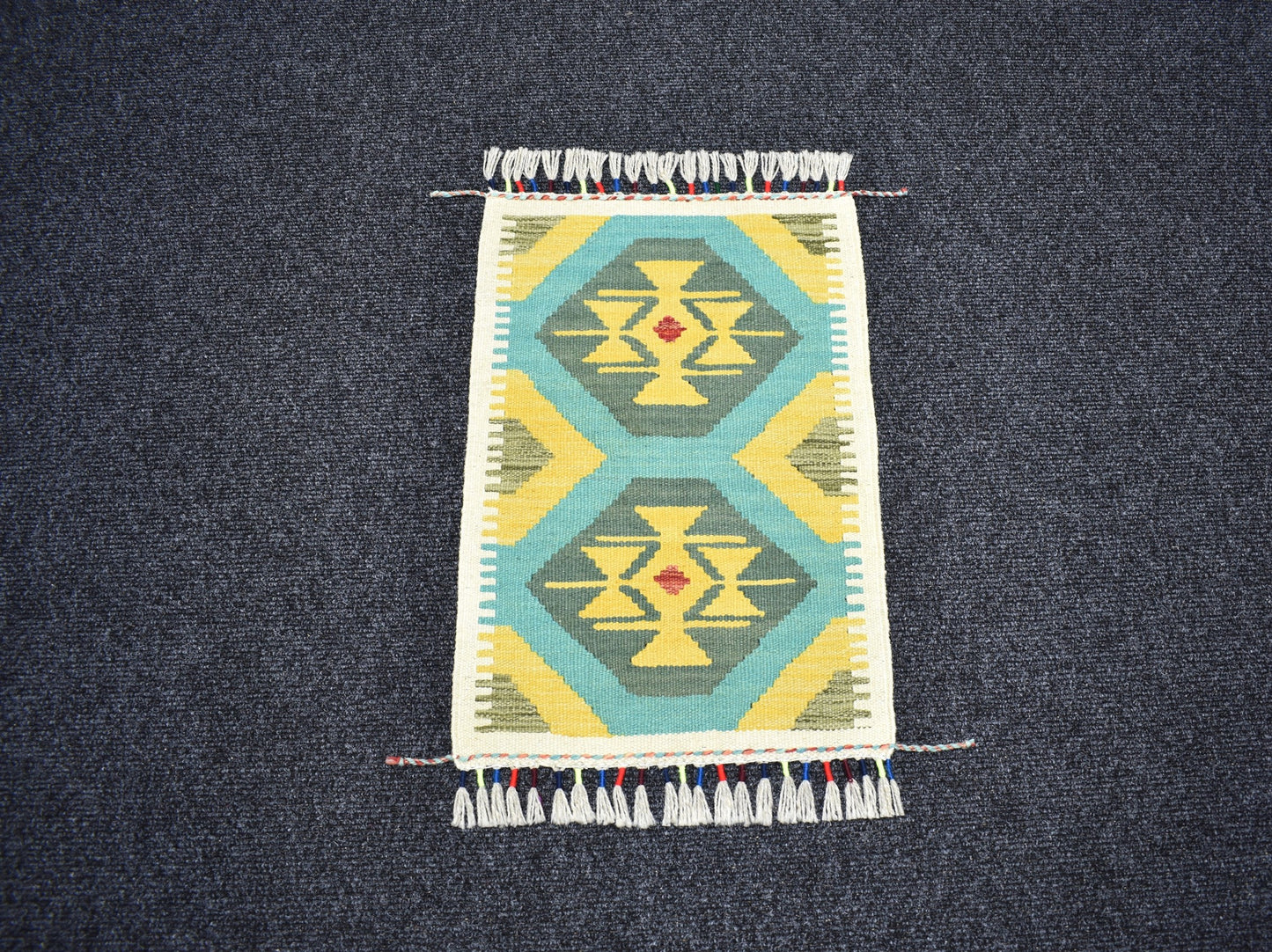 Yeni El Dokuma Enfes Meşhed Cerit Yörükleri İran Yün Kilim 7248