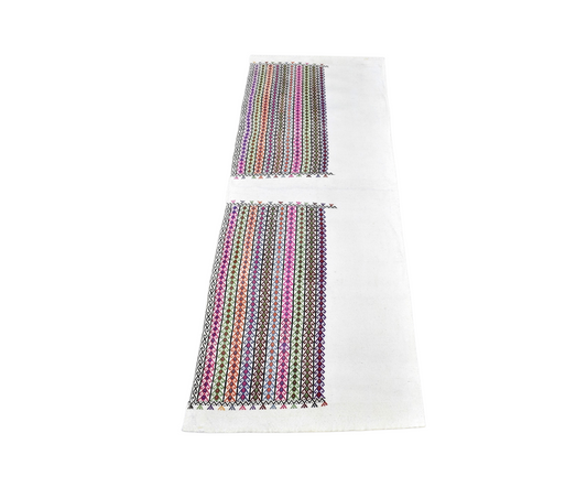 Yeni El Dokuma Otantik İnce Yörük Mini Yolluk Yün Cecim Kilim 7250