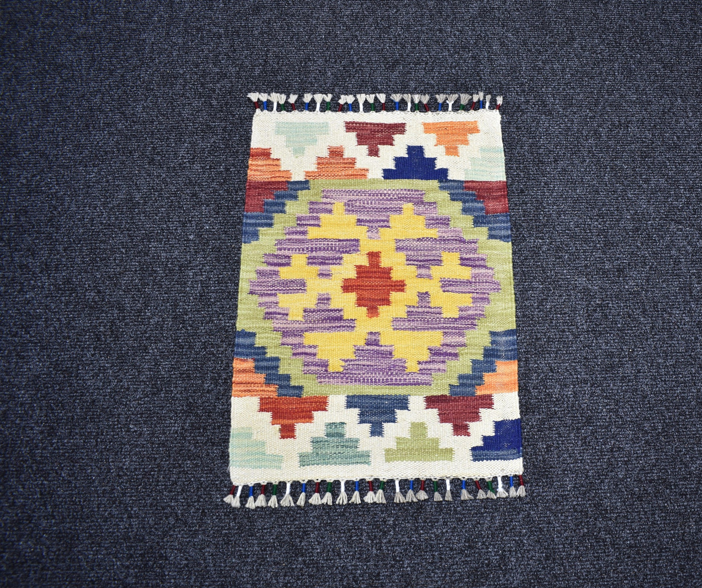 Yeni El Dokuma Doğal Cerit Yörükleri Meşhed İran Yün Kilim 7257
