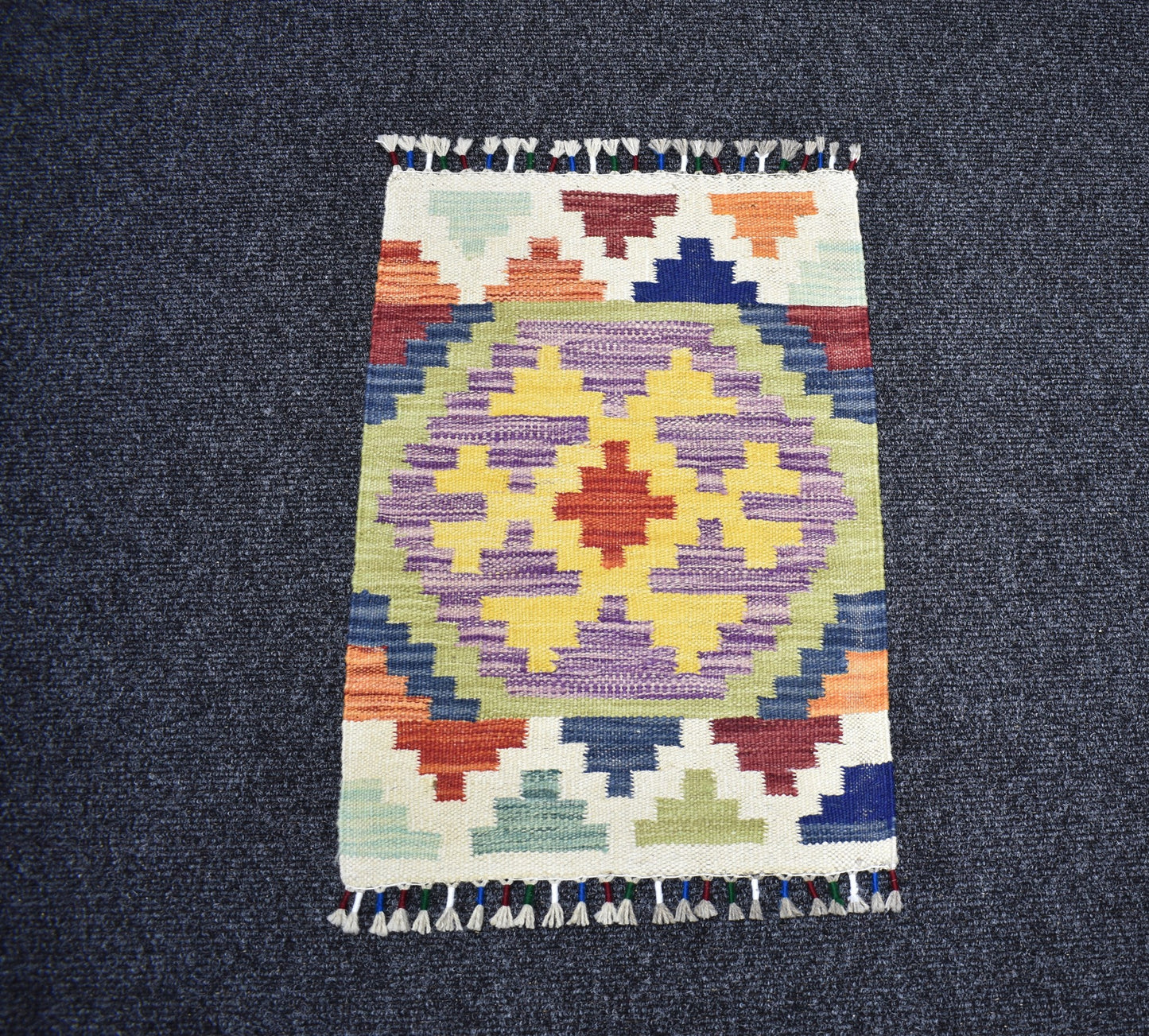 Yeni El Dokuma Doğal Cerit Yörükleri Meşhed İran Yün Kilim 7257