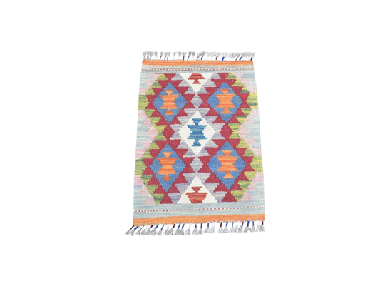 Yeni El Dokuma Desenli Cerit Yörükleri Meşhed İran Yün Kilim 7259