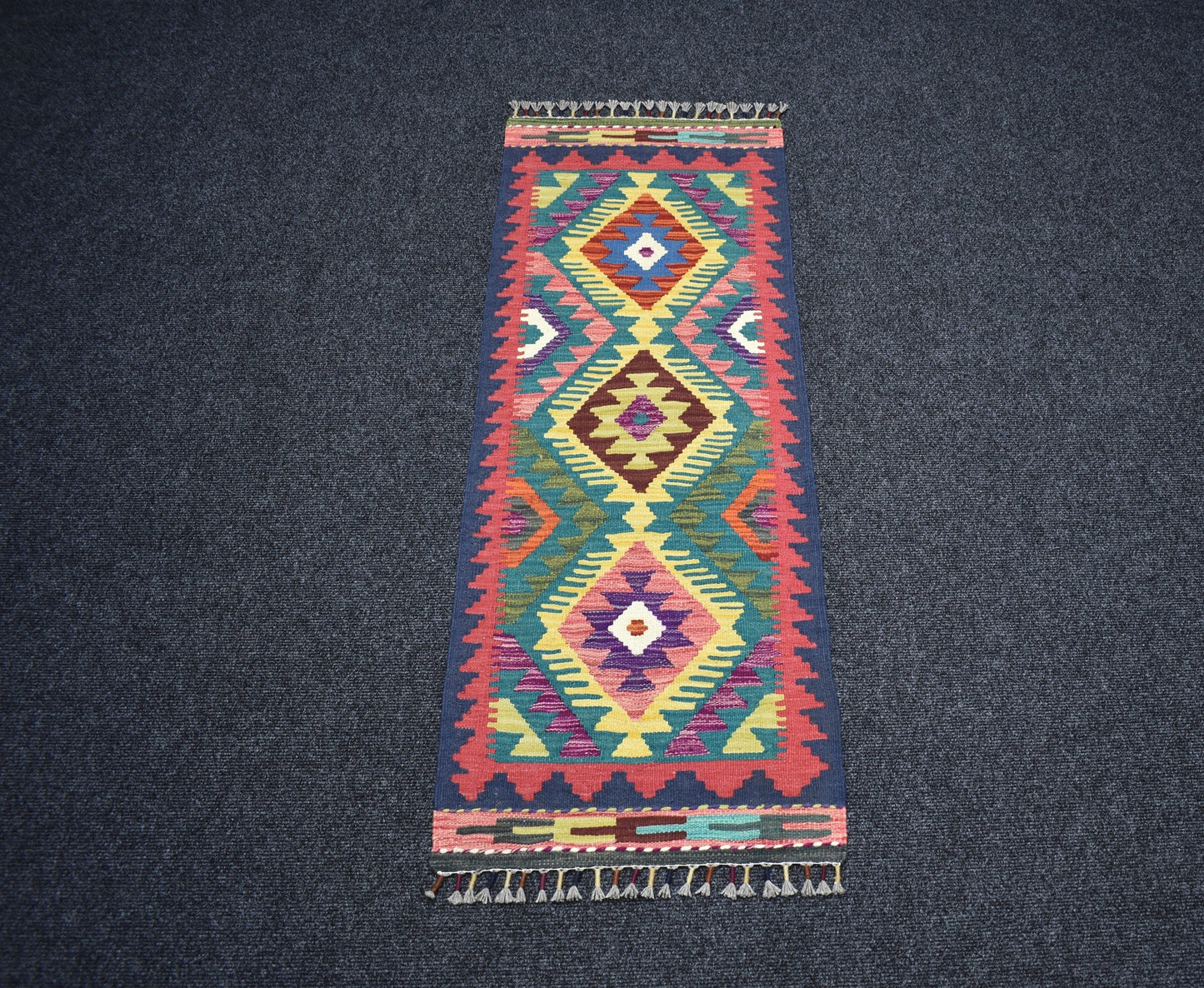 Yeni El Dokuma Seçkin Cerit Yörükleri Meşhed İran Yün Kilim 7271