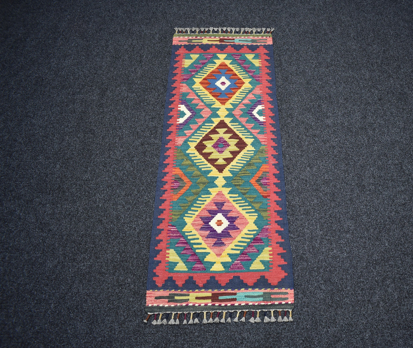 Yeni El Dokuma Seçkin Cerit Yörükleri Meşhed İran Yün Kilim 7271