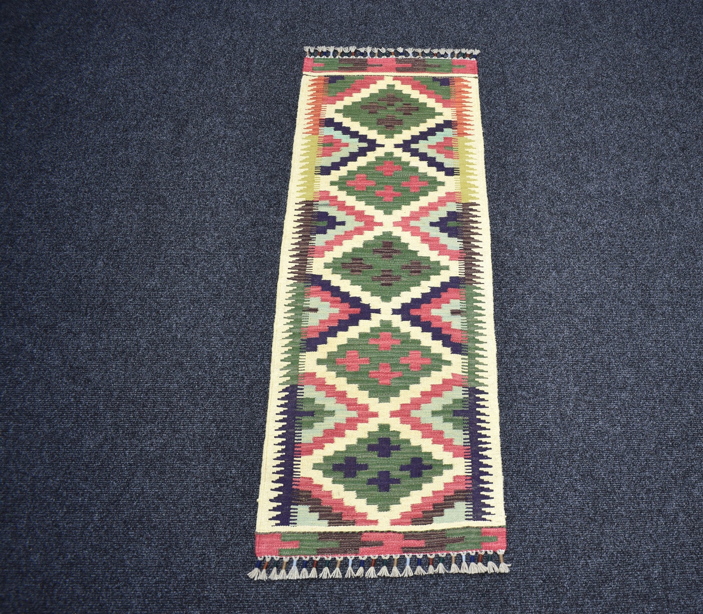 Yeni El Dokuma Nadir Cerit Yörükleri Meşhed İran Yün Kilim 7272